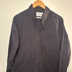 Goodfellow & Co - Slim Northdrop Shirt - Gray Men's Button Down Size L